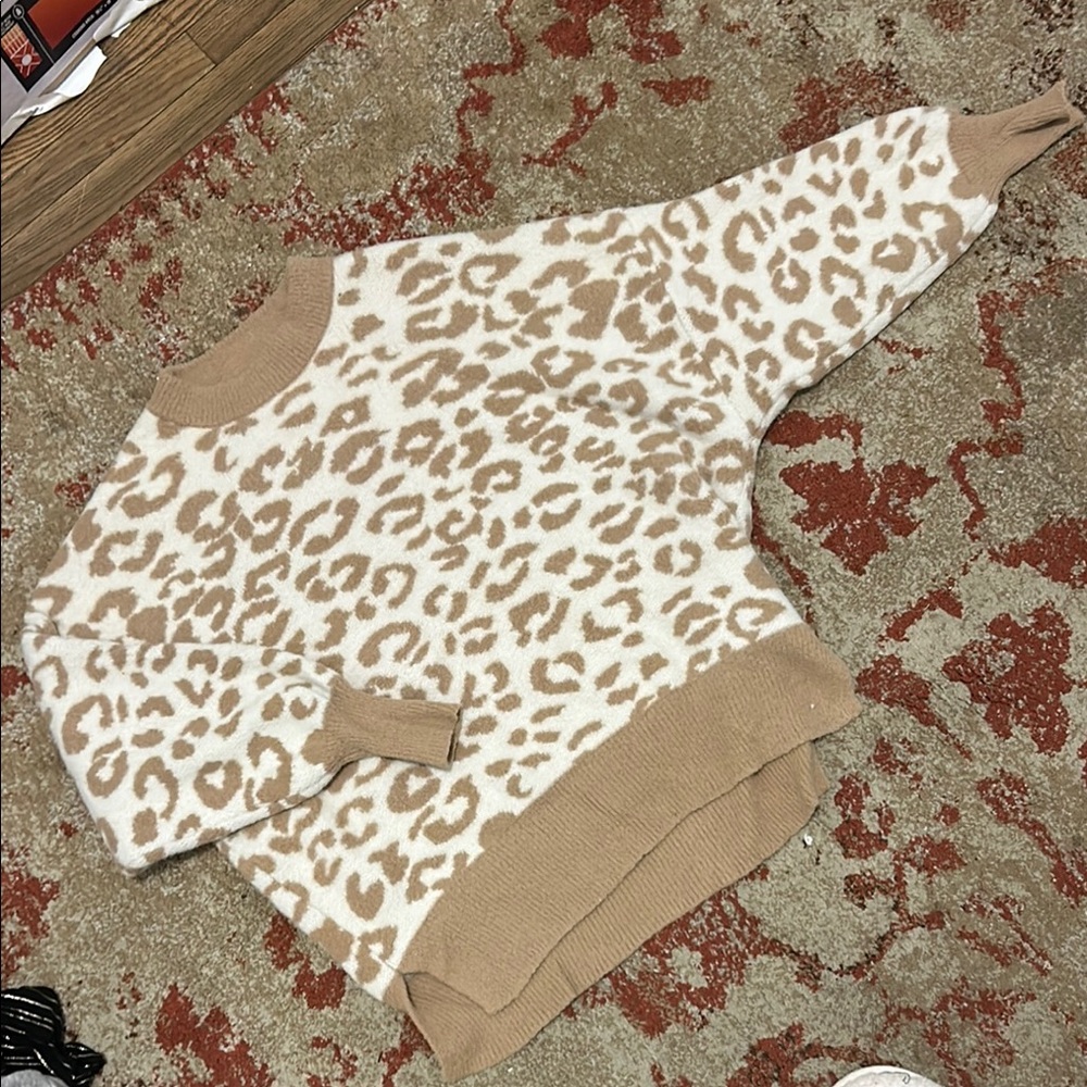 Leopard Print Sweater